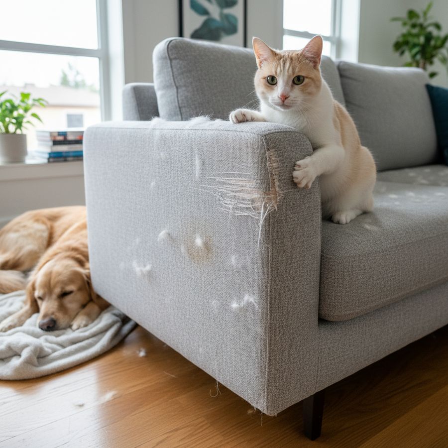 Protect Your Sofa from Pet Damage with These Expert Tips