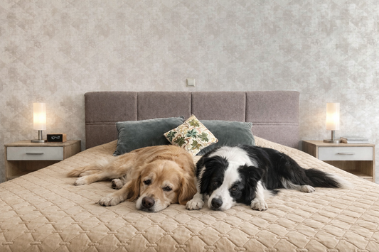 Protecting your bed with a stylish waterproof dog blanket