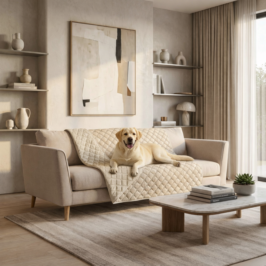 The stylish fix for dog hair and muddy paws