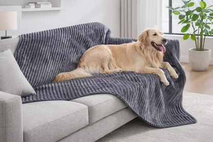 Dog Blanket ANTI-SLIP Luxury Flanel 130cm x 180cm